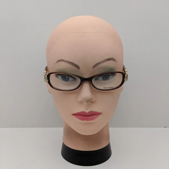 🕶️Vera Wang V084 Eyeglasses 51/16/130 | ALG853🕶️ - Picture 9 of 10